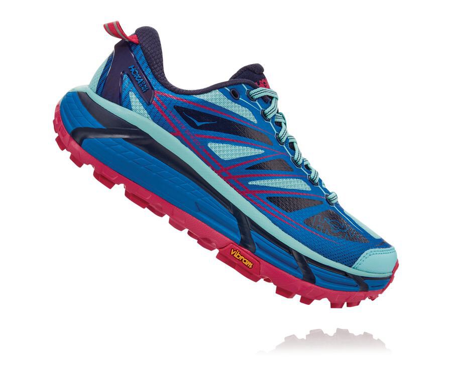 Tenis Hoka One One Trail Mujer Azul Marino - Mafate Speed 2 - QTCE78624